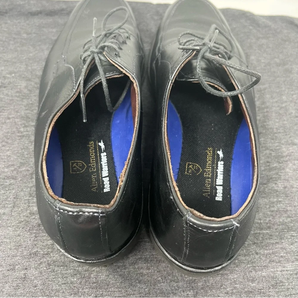 Allen Edmonds Road Warrior Ultralight Black Leather Lace Up Derby Shoes Sz 8.5‎